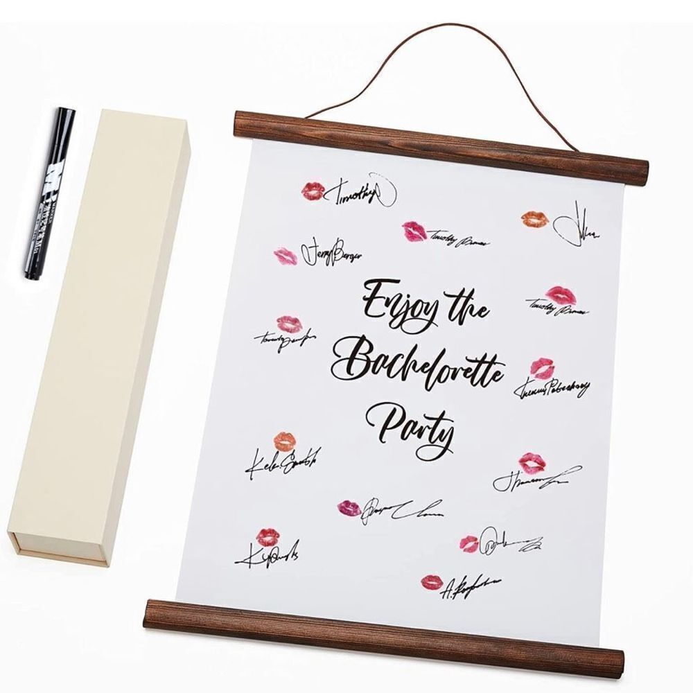 NWT Sign In Guest Book∣Blank Magnetic Poster Hanger Frame 14×20 with Pen
